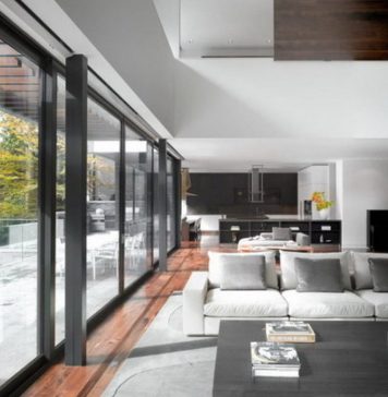 Interior Rumah Nyaman Dengan Ruangan Tanpa Sekat Atau Dinding Interior Rumah Nyaman Dengan Ruangan Tanpa Sekat Atau Dinding