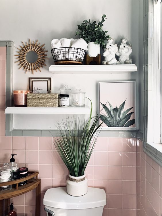 Small Pink Bathroom Designs