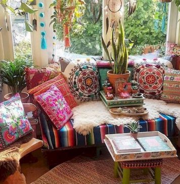Desain Interior Rumah Boho Modern