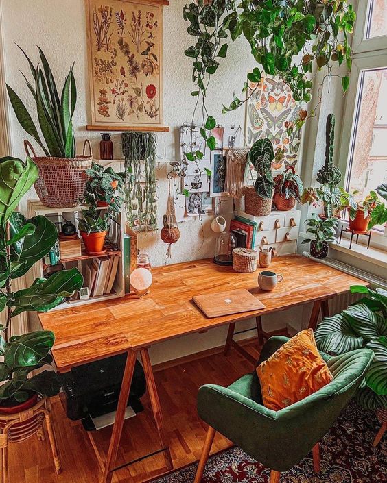 Create a Tropical Study Room in Your Home - A Little Piece of Information