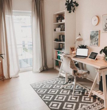Styling a Small Minimalist Study Room