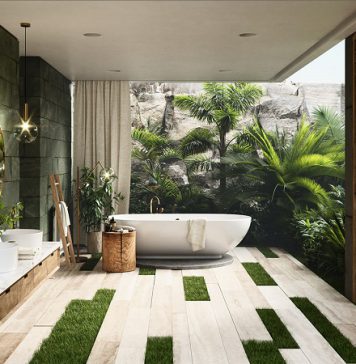How to Decorate a Tropical Bathroom