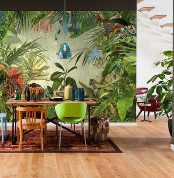 A Small Tropical Dining Room