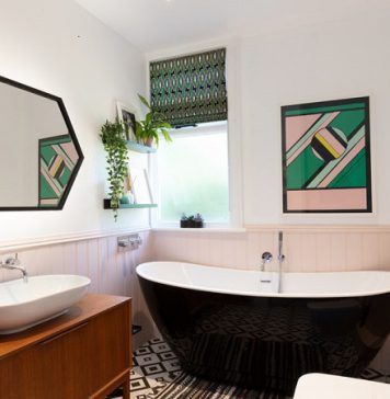 How to Make a Small Eclectic Bathroom Look Bigger