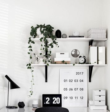 How to Create a Monochrome Study Room