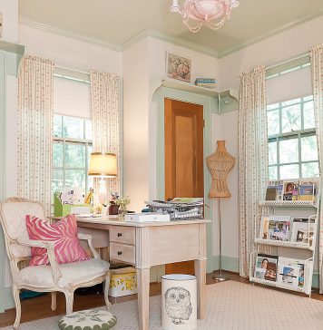 Shabby Chic Office Decor