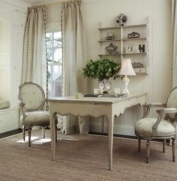 Fun Shabby Chic Office Decoration