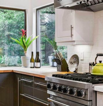 How to Decorate a Corner Window Kitchen