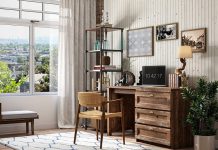 Rustic Modern Design for Your Study Room
