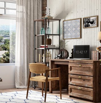 Rustic Modern Design for Your Study Room